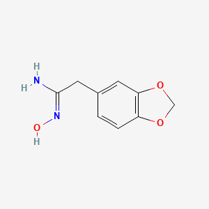 2-(Benzo[d][1,3]dioxol-5-yl)-N-hydroxyacetimidamide