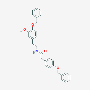 N-[2-[3-Methoxy-4-(phenylmethoxy)phenyl]ethyl]-4-(phenylmethoxy)benzeneacetamide