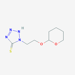 1,2-Dihydro-1-[2-[(tetrahydro-2H-pyran-2-yl)oxy]ethyl]-5H-tetrazole-5-thione