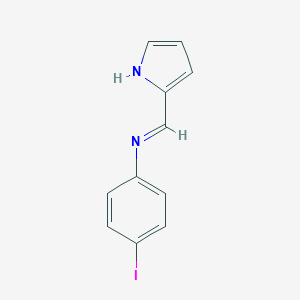 B463400 4-iodo-N-[(Z)-pyrrol-2-ylidenemethyl]aniline CAS No. 5269-09-0