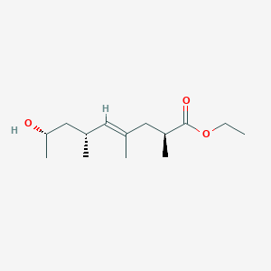 (2S,4E,6R,8S)-8-Hydroxy-2,4,6-trimethyl-4-nonenoic Acid Ethyl Ester