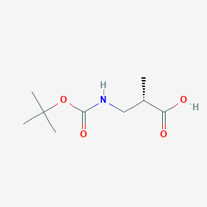 (S)-3-((tert-Butoxycarbonyl)amino)-2-methylpropanoic acid