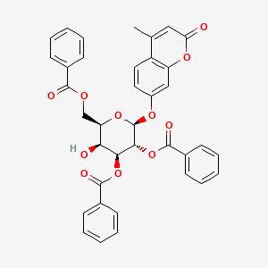 4-Methylumbelliferyl 2,3,6-tri-O-benzoyl-beta-D-galactopyranoside