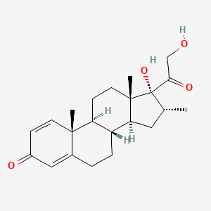 (8R,9S,10R,13S,14S,16R,17R)-17-hydroxy-17-(2-hydroxyacetyl)-10,13,16-trimethyl-7,8,9,11,12,14,15,16-octahydro-6H-cyclopenta[a]phenanthren-3-one