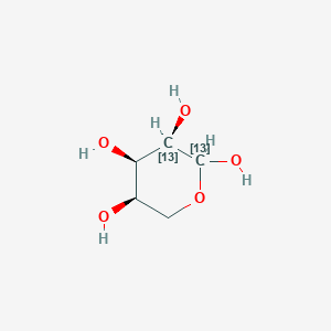 (3R,4R,5R)-(2,3-13C2)Oxane-2,3,4,5-tetrol