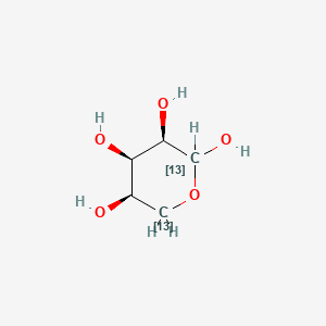 D-[1,5-13C2]Ribose