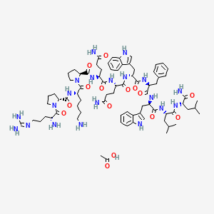 H-D-Arg-D-Pro-Lys-Pro-Gln-Gln-D-Trp-Phe-D-Trp-Leu-Leu-NH2.CH3CO2H