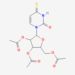 2-(Acetoxymethyl)-5-(2-oxo-4-thioxo-3,4-dihydropyrimidin-1(2H)-yl)tetrahydrofuran-3,4-diyl diacetate