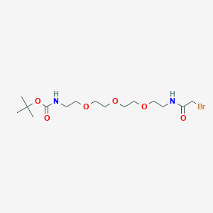 Bromoacetamido-PEG3-Boc-amine