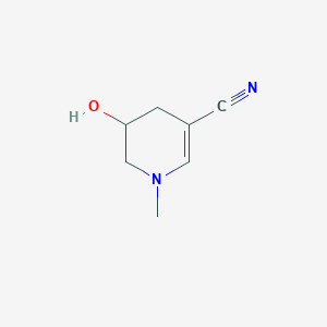 3-hydroxy-1-methyl-3,4-dihydro-2H-pyridine-5-carbonitrile