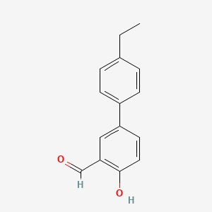 B6377617 4'-Ethyl-4-hydroxy-[1,1'-biphenyl]-3-carbaldehyde CAS No. 1111120-97-8