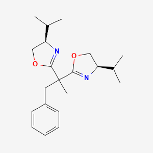 (4R,4'R)-2,2'-(1-Phenylpropane-2,2-diyl)bis(4-isopropyl-4,5-dihydrooxazole)