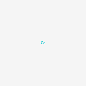 molecular formula Ce B080170 Cerium CAS No. 13550-45-3