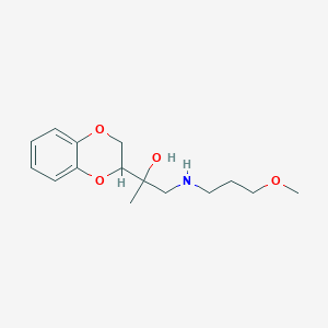 alpha-(((3-Methoxypropyl)amino)methyl)-alpha-methyl-1,4-benzodioxan-2-methanol