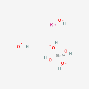 Potassium;antimony(5+);hexahydroxide