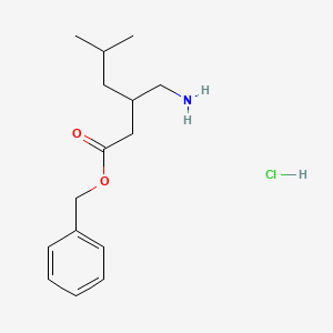 Benzyl 3-(aminomethyl)-5-methylhexanoate hydrochloride