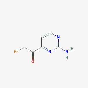 1-(2-Aminopyrimidin-4-yl)-2-bromoethanone