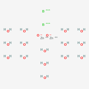 Boron zinc oxide (B6Zn2O11), hydrate (2:15)