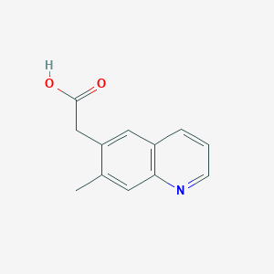 2-(7-Methylquinolin-6-yl)acetic acid