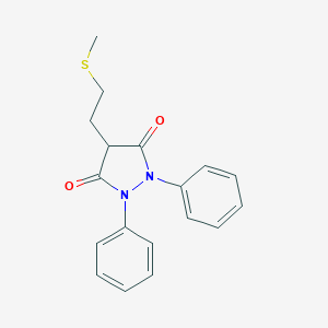 3,5-Pyrazolidinedione,4-[2-(methylthio)ethyl]-1,2-diphenyl-