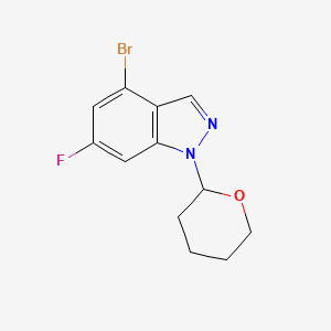 4-Bromo-6-fluoro-1-(tetrahydro-2H-pyran-2-yl)-1H-indazole