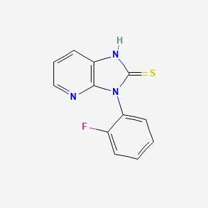 3-(2-Fluorophenyl)-1,3-dihydro-2H-imidazo[4,5-b]pyridine-2-thione