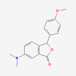 6-(Dimethylamino)-3-(4-methoxyphenyl)isobenzofuran-1(3H)-one