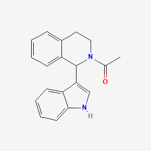 1-(1-(1H-indol-3-yl)-3,4-dihydroisoquinolin-2(1H)-yl)ethanone