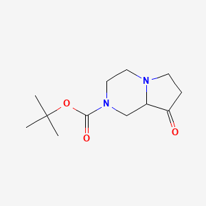 tert-butyl 8-oxo-1,3,4,6,7,8a-hexahydropyrrolo[1,2-a]pyrazine-2-carboxylate