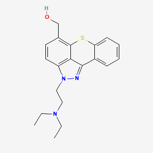 2H-(1)BENZOTHIOPYRANO(4,3,2-cd)INDAZOLE-5-METHANOL, 2-(2-(DIETHYLAMINO)ETHYL)-