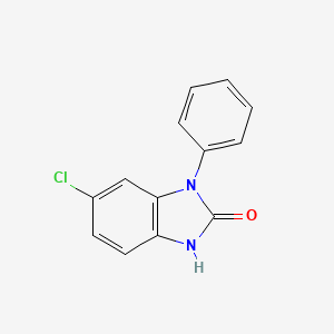 6-chloro-1,3-dihydro-1-phenyl-2H-benzimidazol-2-one