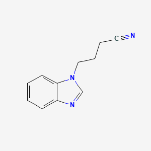 1h-Benzimidazole-1-butanenitrile