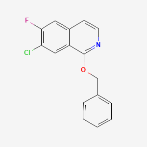 1-(benzyloxy)-7-chloro-6-fluoroisoquinoline