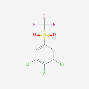 1,2,3-Trichloro-5-trifluoromethanesulfonyl-benzene