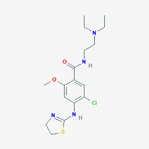 Benzamide, 5-chloro-N-(2-(diethylamino)ethyl)-4-((4,5-dihydro-2-thiazolyl)amino)-2-methoxy-