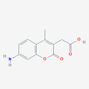 7-Amino-4-methyl-3-coumarinylacetic acid