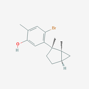 4-bromo-5-[(1S,2R,5R)-1,2-dimethyl-2-bicyclo[3.1.0]hexanyl]-2-methylphenol