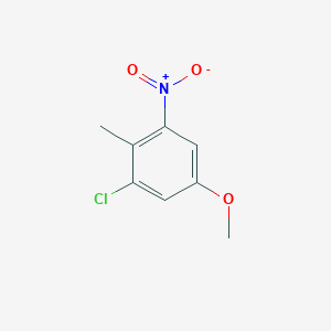 1-Chloro-5-methoxy-2-methyl-3-nitrobenzene