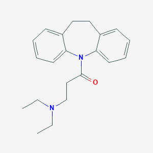 3-(Diethylamino)-1-(5,6-dihydrobenzo[b][1]benzazepin-11-yl)propan-1-one