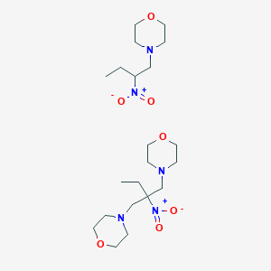 4-[2-(morpholin-4-ylmethyl)-2-nitrobutyl]morpholine;4-(2-nitrobutyl)morpholine