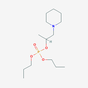 1-Piperidin-1-ylpropan-2-yl dipropyl phosphate