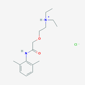 2-[2-(2,6-dimethylanilino)-2-oxoethoxy]ethyl-diethylazanium chloride