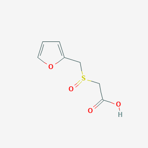 2-((Furan-2-ylmethyl)sulfinyl)acetic acid