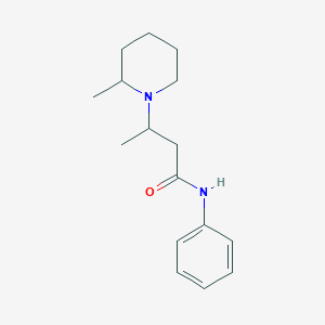 3-(2-methylpiperidin-1-yl)-N-phenylbutanamide